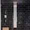 Alfi Brand 8" x 36" Brushed Black PVD Stainless Steel Vertical Triple Shelf Shower Niche ABNP0836-BB - alternate 6
